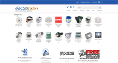 Desktop Screenshot of electrotraders.com.au